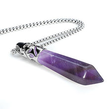 Load image into Gallery viewer, Rose Quartz Healing Crystal Necklace
