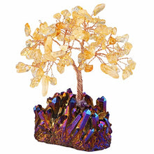 Load image into Gallery viewer, Citrine Crystal Tree for Attracting Wealth and Luck
