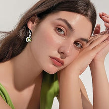 Load image into Gallery viewer, Ruby Leverback Earrings
