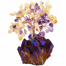 Load image into Gallery viewer, Citrine Crystal Tree for Attracting Wealth and Luck
