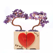 Load image into Gallery viewer, Heart Shaped lovers&#39; Life Tree for 7 Chakra Healing
