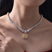 Load image into Gallery viewer, Top Quality Luxury Citrine Gem Necklace
