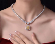 Load image into Gallery viewer, Top Quality Luxury Citrine Gem Necklace
