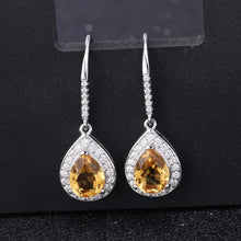 Load image into Gallery viewer, Citrine Drop Earrings Fine Jewelry
