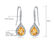 Load image into Gallery viewer, Citrine Drop Earrings Fine Jewelry
