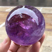 Load image into Gallery viewer, Natural Amethyst Ball for Reiki Healing
