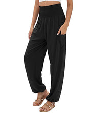 Load image into Gallery viewer, High Waist Yoga Boho Trousers with Pockets
