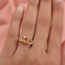 Load image into Gallery viewer, Citrine 5 Stones Ring
