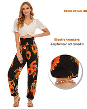 Load image into Gallery viewer, High Waist Yoga Boho Trousers with Pockets
