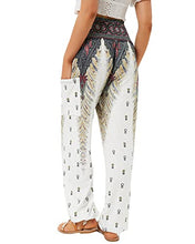 Load image into Gallery viewer, High Waist Yoga Boho Trousers with Pockets
