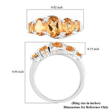 Load image into Gallery viewer, Citrine 5 Stones Ring
