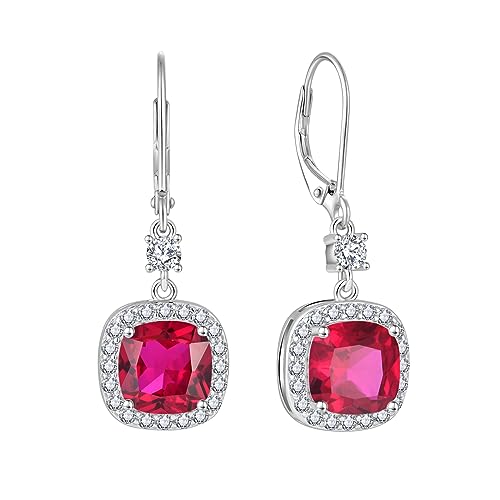 Ruby Leverback Earrings