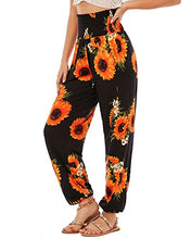 Load image into Gallery viewer, High Waist Yoga Boho Trousers with Pockets
