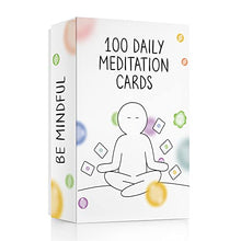 Load image into Gallery viewer, Daily Meditation Cards  for Relaxation, Stress Relief &amp; Positive Affirmations
