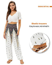 Load image into Gallery viewer, High Waist Yoga Boho Trousers with Pockets
