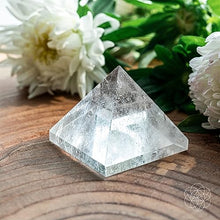 Load image into Gallery viewer, Conscious Items - Clear Quartz Pyramid - The Pyramids of Power - The Healing Pyramid - Crystal Pyramid - Pyramid Gemstone - Pyramid Energy Balancer - Crystal Pyramid Chakra
