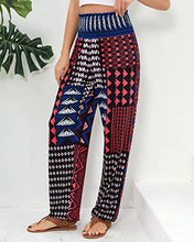 Load image into Gallery viewer, High Waist Yoga Boho Trousers with Pockets
