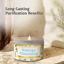 Load image into Gallery viewer, Magnificent 101 Long Lasting Pure Sage Candle for Manifestation &amp; House Energy Cleansing | 6 Oz - 35 Hour Burn | Organic &amp; All Natural Soy Wax Candle with Pure Sage Leaves | an Ideal Spiritual Gift
