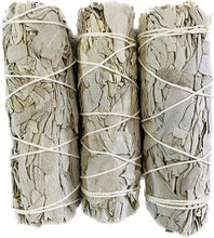 Load image into Gallery viewer, White Long Dried Sage Sticks Pack of 3 for Meditation, Smudging and Cleansing, Getting Rid of Negative Energy
