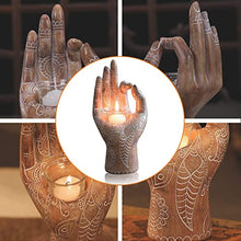 Load image into Gallery viewer, Buddha Hand Candle Holder Meditation Decor
