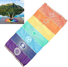 Load image into Gallery viewer, Rainbow Chakra Yoga Mat
