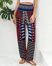 Load image into Gallery viewer, High Waist Yoga Boho Trousers with Pockets
