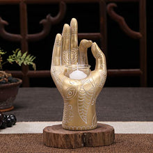 Load image into Gallery viewer, Buddha Hand Candle Holder Meditation Decor
