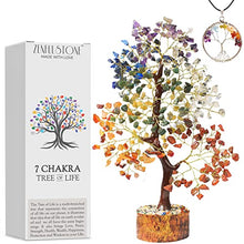 Load image into Gallery viewer, Zenfulstone 7 Chakra Tree of Life  for Positive Energy &amp; Healing
