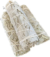 Load image into Gallery viewer, White Long Dried Sage Sticks Pack of 3 for Meditation, Smudging and Cleansing, Getting Rid of Negative Energy
