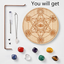 Load image into Gallery viewer, 7 Chakra Crystals Set For Healing &amp; Cleansing
