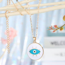 Load image into Gallery viewer, Colorful Evil Eyes Necklaces
