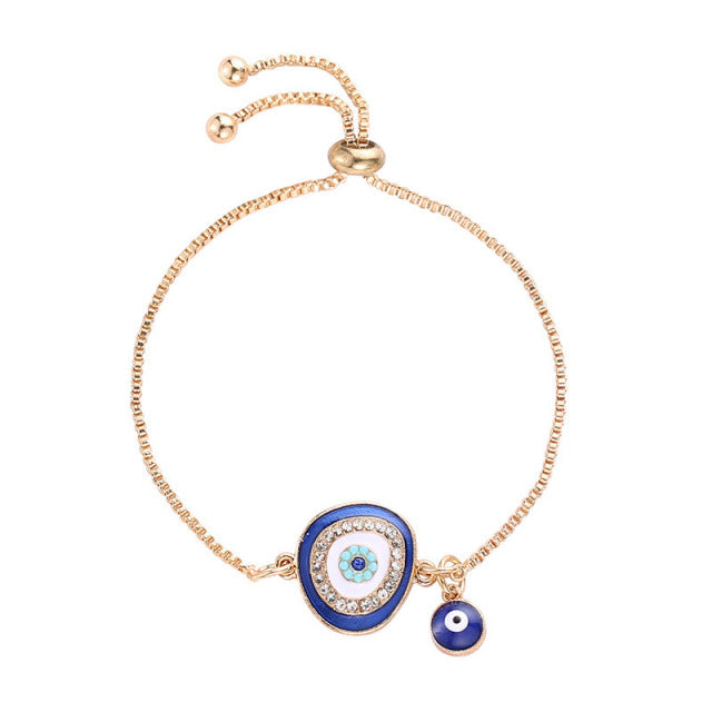 Blue Evil Eye Bracelet