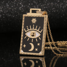 Load image into Gallery viewer, Sun &amp; Moon Evil Eye Necklace
