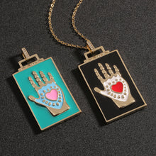 Load image into Gallery viewer, Hamsa Hand Necklace
