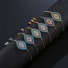 Load image into Gallery viewer, Blue Eye Gold Color Bracelets
