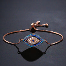 Load image into Gallery viewer, Blue Eye Gold Color Bracelets
