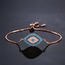 Load image into Gallery viewer, Blue Eye Gold Color Bracelets
