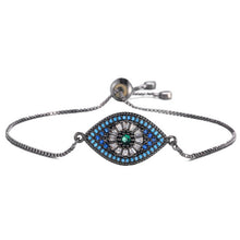 Load image into Gallery viewer, Blue Eye Gold Color Bracelets
