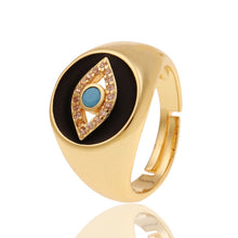 Load image into Gallery viewer, Nova Pink Evil Eye Ring
