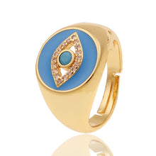 Load image into Gallery viewer, Nova Pink Evil Eye Ring
