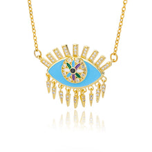 Load image into Gallery viewer, Nova Evil Eye Pendant Necklace
